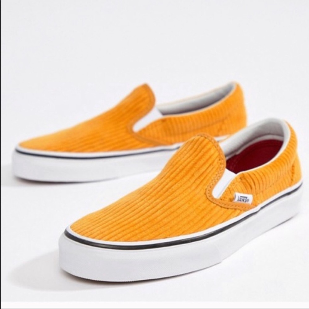 NWOT yellow vans